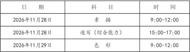 内蒙古自治区2027年高校艺术类专业考试招生基本规定和要求
