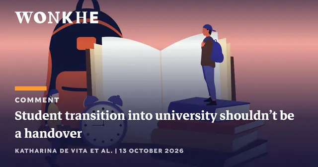Student transition into university shouldn’t be a handover