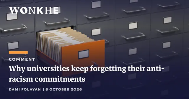 Why universities keep forgetting their anti-racism commitments