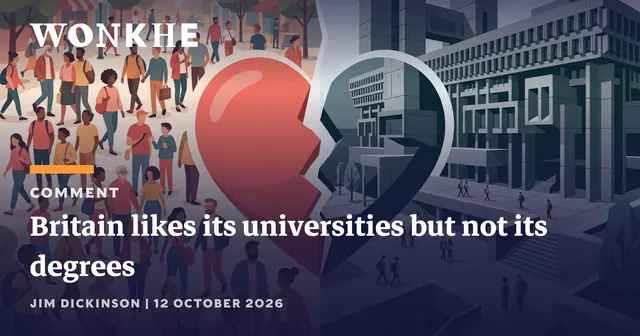 Britain likes its universities but not its degrees