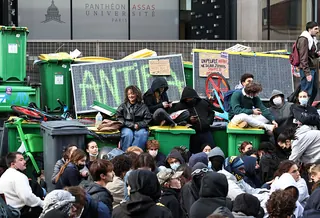 French university leaders condemn campus blockades by protesters