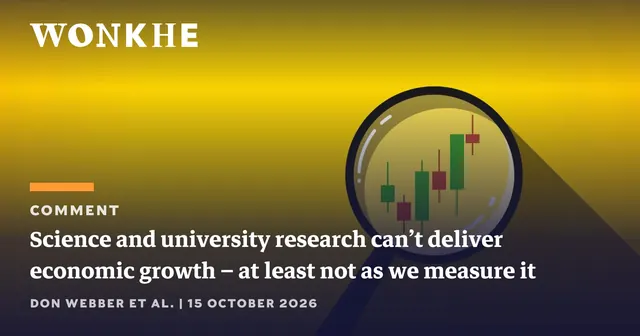 Science and university research can’t deliver economic growth – at least not as we measure it