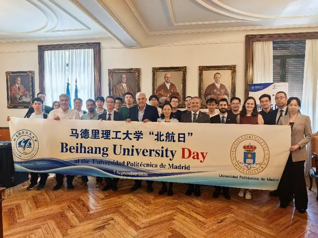 自动化学院赴马德里理工大学举办UPM-Beihang Day 扎实推进T.I.M.E联盟项...