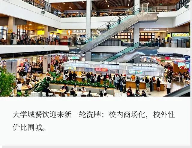 大学食堂，“变身”商场B1
